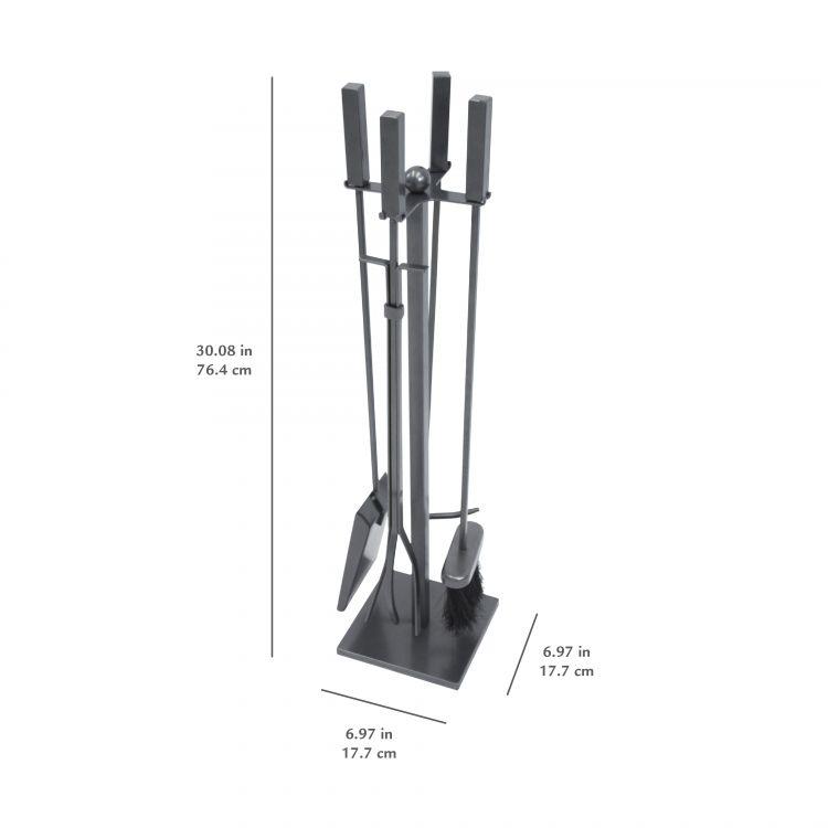 Pleasant Hearth Atticus Fireplace Tool Set - FA617TL thumbnail 2