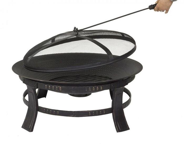 Brant Round, 30-Inch fire Pit, Regular, Rubbed Bronze thumbnail 4