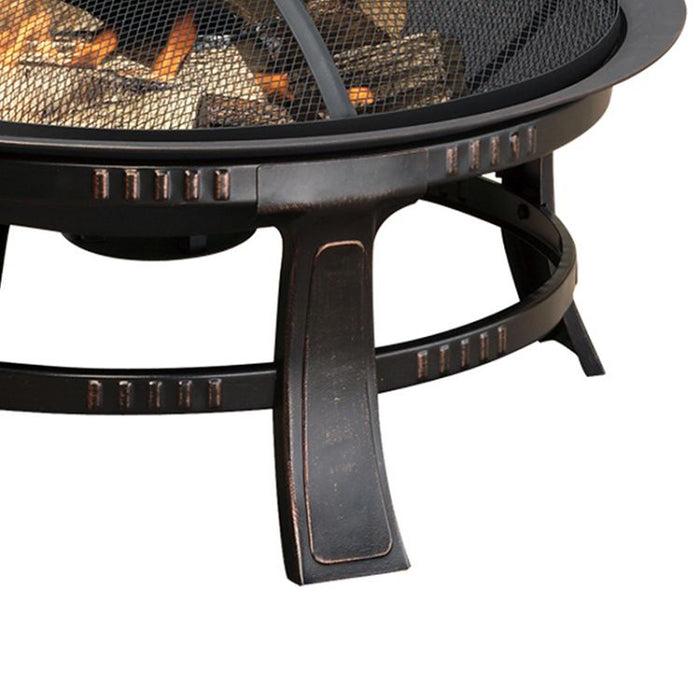 Brant Round, 30-Inch fire Pit, Regular, Rubbed Bronze thumbnail 7