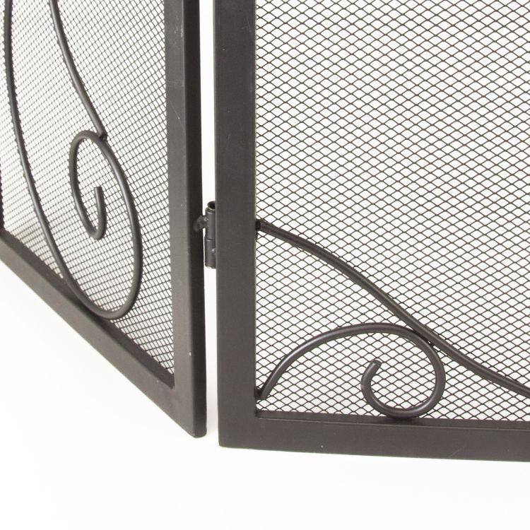 Pleasant Hearth Iris Scroll Fireplace Screen - FA995S thumbnail 2