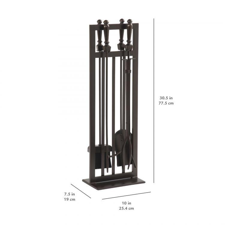 Pleasant Hearth Mission Style 5 PC Fireplace Toolset - FA017TA thumbnail 3