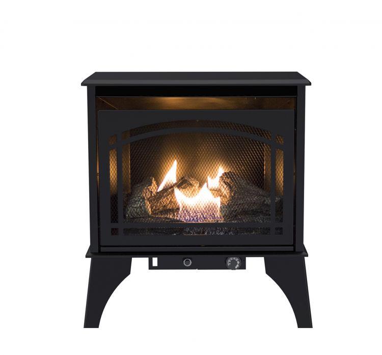 Pleasant Hearth 20,000 BTU 23.5 in. Compact Vent Free Gas Stove
