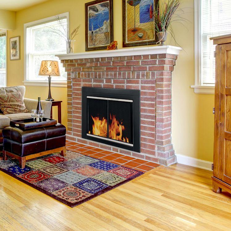Pleasant Hearth Alsip Fireplace Glass Door thumbnail 4