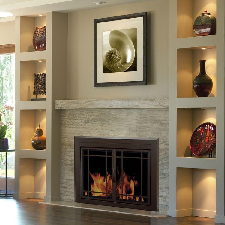 Pleasant Hearth Enfield Fireplace Door thumbnail 3