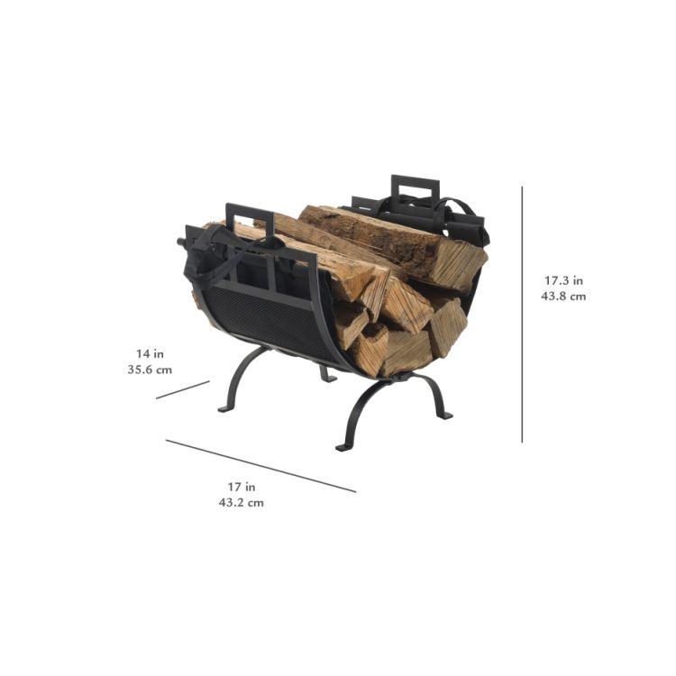 Pleasant Hearth Log Holder with Canvas Tote - 1085 thumbnail 3