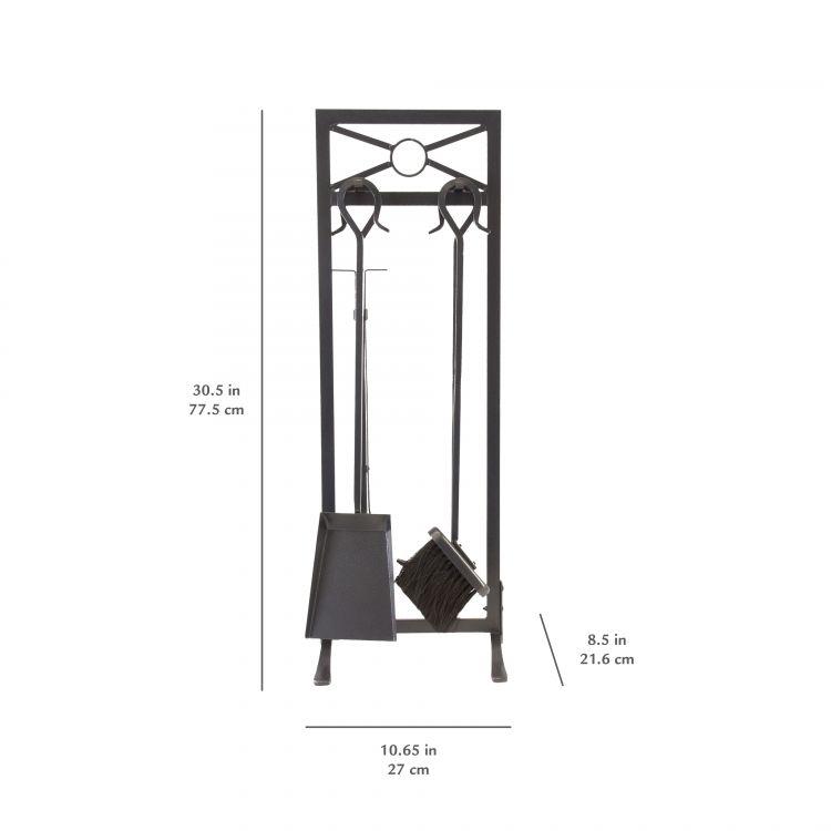 Pleasant Hearth Sheffield 5 Pc. Fireplace Tool Set - FA146TL thumbnail 6