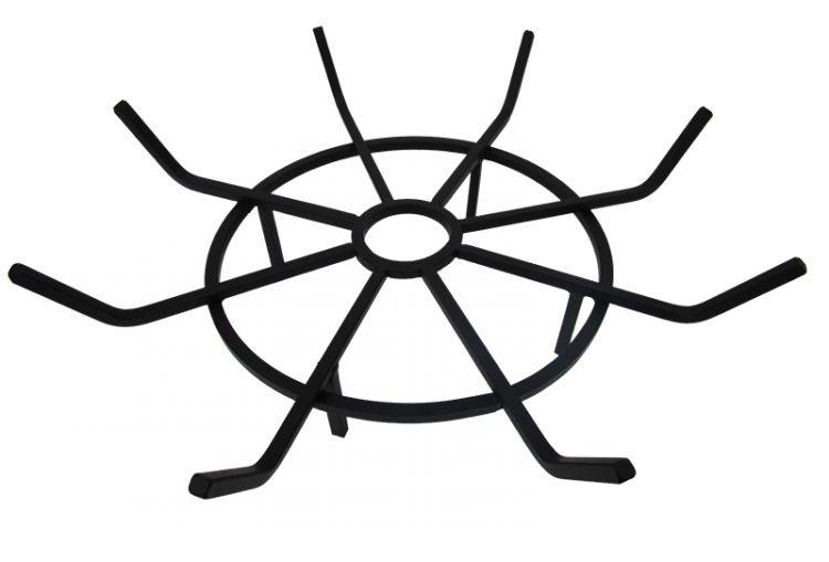 Pleasant Hearth 24" Wagon Wheel Steel Wood Grate - OFP24WG
