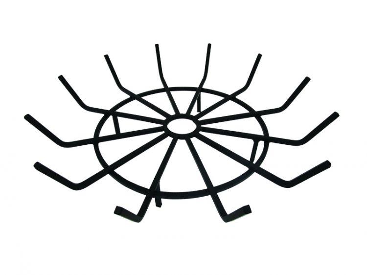Pleasant Hearth 28" Wagon Wheel Steel Wood Grate - OFP28WG