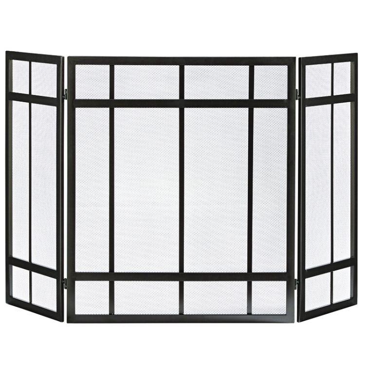 Pleasant Hearth Mission Style Fireplace Screen - FA017SB