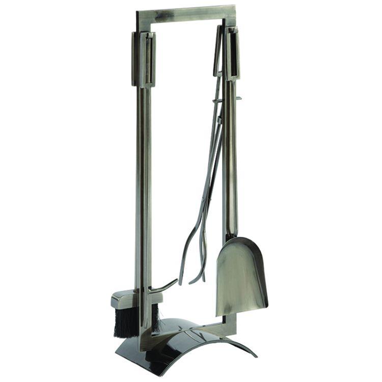 Pleasant Hearth Plated Pewter 5 PC Fireplace Toolset - FA340T