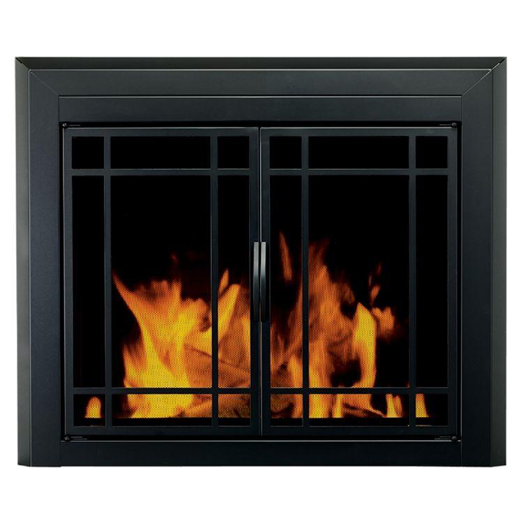 Pleasant Hearth Easton Fireplace Door