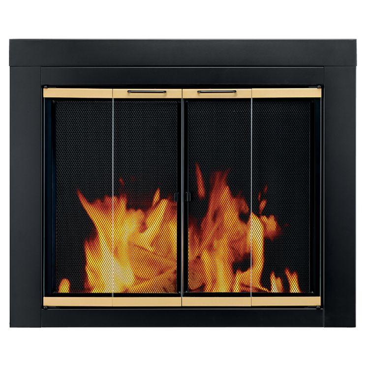 Pleasant Hearth Arrington Fireplace Door